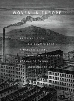 European Anchor Gray Linen Shirt -Studiosuits Shop European Shirting 3 0a77aef4 3285 4040 afb7 12b9ec89407d