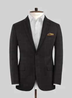 Italian Trek Brown Checks Flannel Jacket