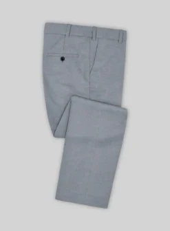 Reda Flexo Light Blue Gray Wool Pants