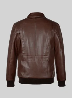 Airvoyant Bomber Leather Jacket -Studiosuits Shop airvoyantbomberleatherjacket 1