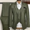 Basicallo Green Leather Suit