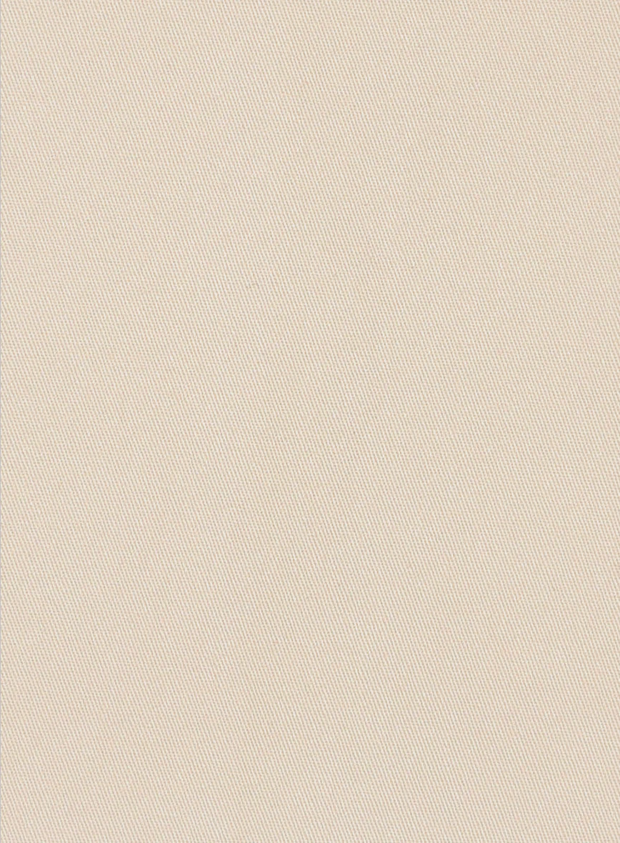 Beige Cotton Power Stretch Chino Suit 5 Beige Cotton Power Stretch Chino Suit - Image 5