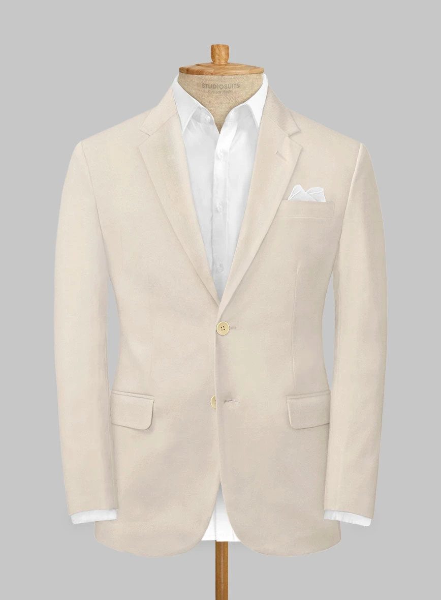 Beige Stretch Chino Jacket 1 Beige Stretch Chino Jacket
