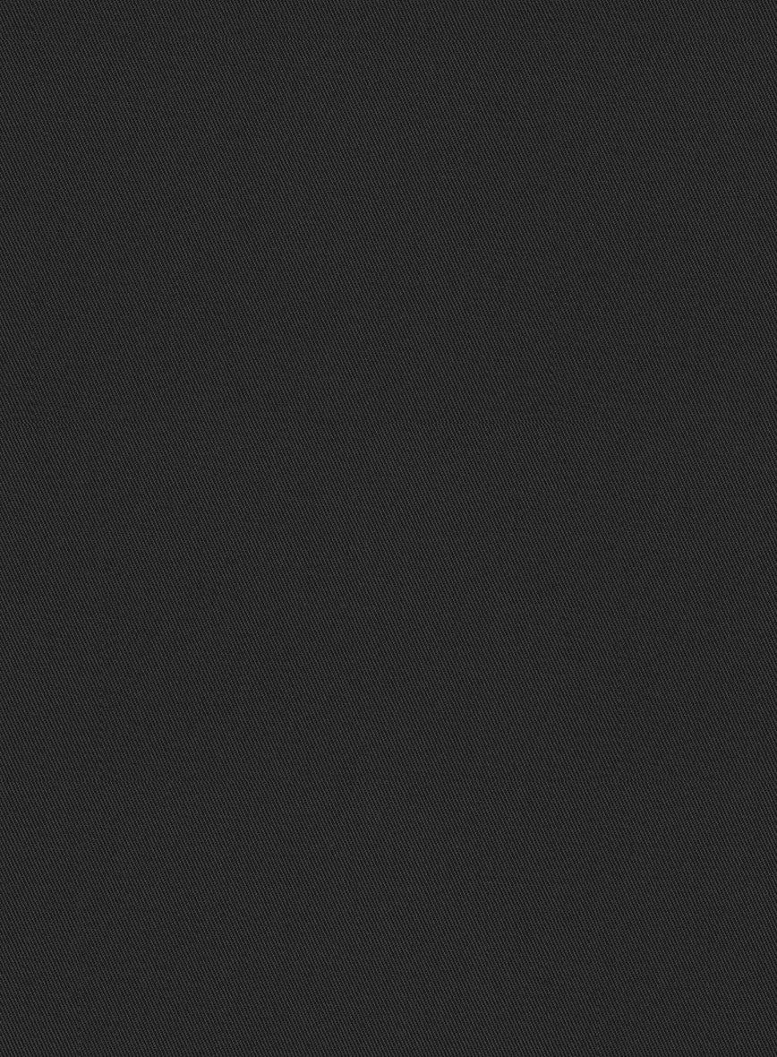 Black Feather Cotton Canvas Stretch Suit 6 Black Feather Cotton Canvas Stretch Suit - Image 6