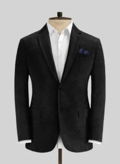 Black Corduroy Suit -Studiosuits Shop blackthickcord8suitlook 2