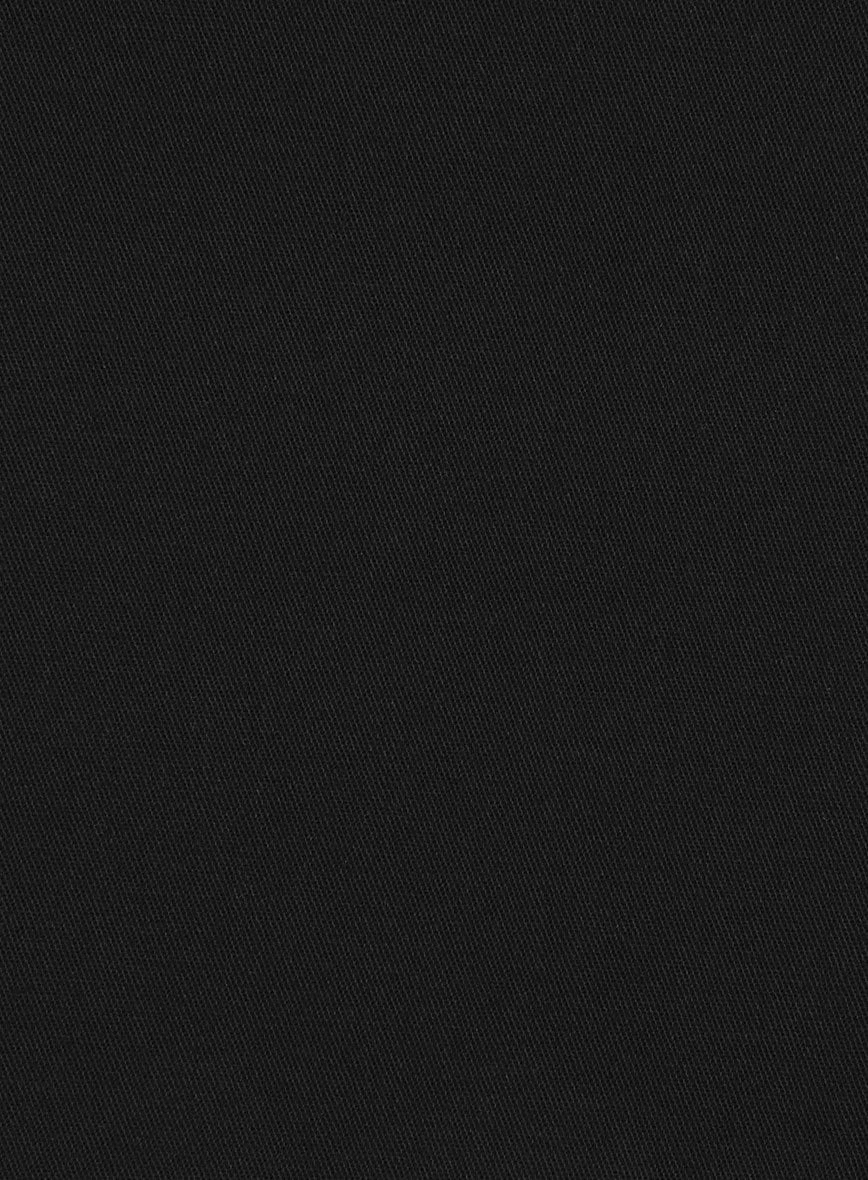 Black Cotton Power Stretch Chino Jacket 2 Black Cotton Power Stretch Chino Jacket - Image 2