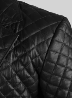 Bocelli Quilted Leather Blazer -Studiosuits Shop bocelliquilleathblazer 3