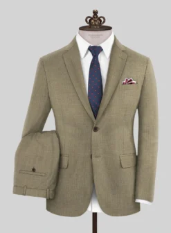 Bristol Beige Sharkskin Suit