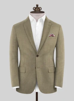 Bristol Beige Sharkskin Suit -Studiosuits Shop bristolbeigesharkskinsuitlok 2