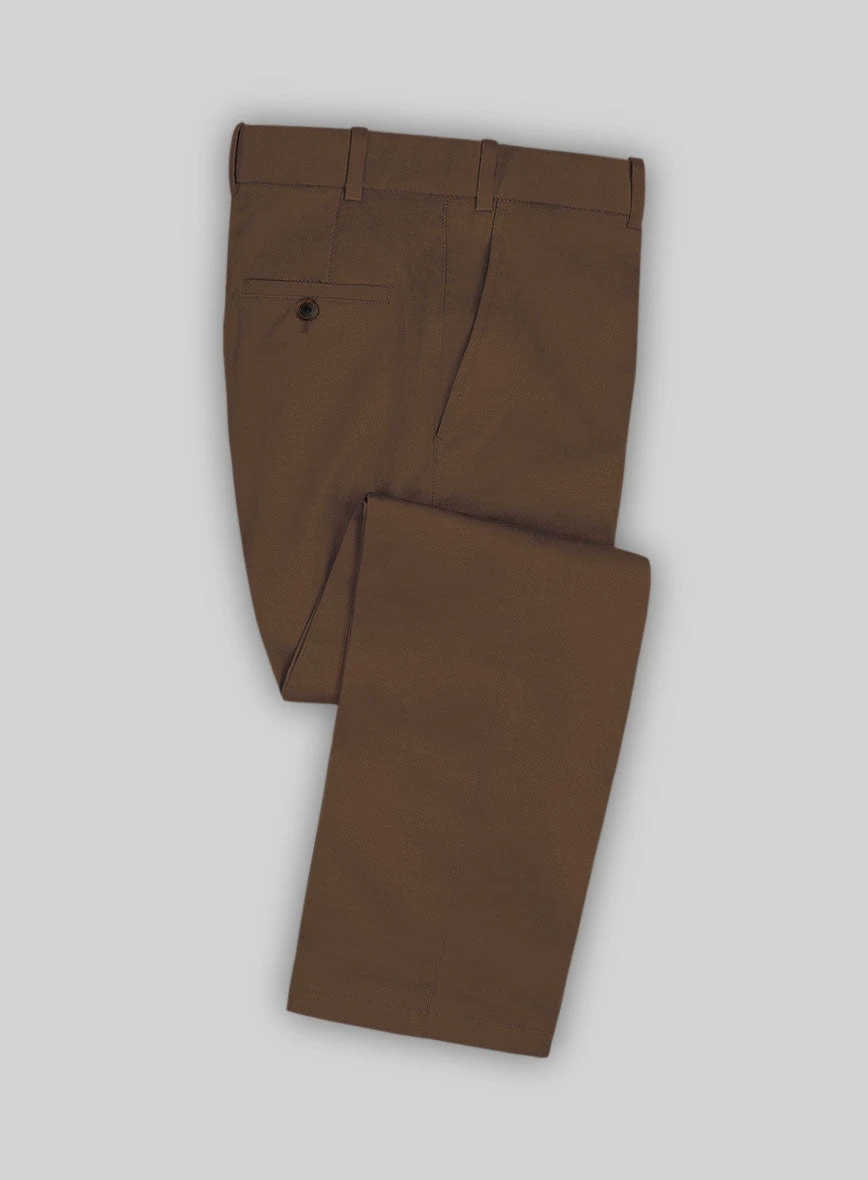 Brown Stretch Chino Suit 5 Brown Stretch Chino Suit - Image 5