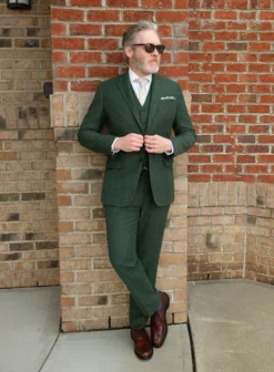 Bottle Green Herringbone Tweed Suit 11 Bottle Green Herringbone Tweed Suit -Studiosuits Shop bttlegrnhrringbnetwdsuitlk 1