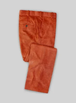 Burnt Orange Corduroy Suit -Studiosuits Shop burntorangethickcordsuitlk 3