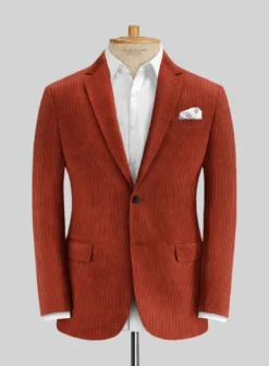 Burnt Sienna Corduroy Suit 9 Burnt Sienna Corduroy Suit -Studiosuits Shop burntsiennathickcorduroysuitlk 1
