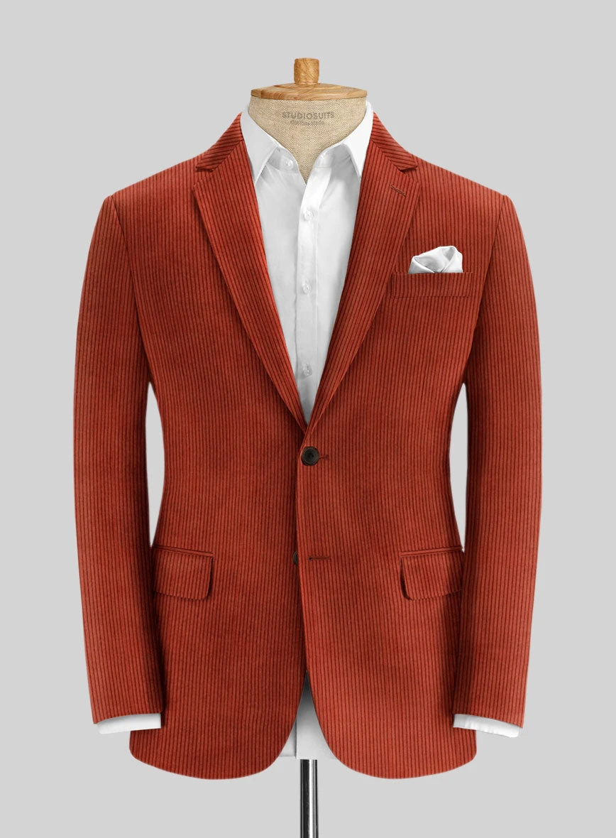 Burnt Sienna Corduroy Suit 3 Burnt Sienna Corduroy Suit - Image 3