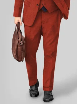 Burnt Sienna Corduroy Pants -Studiosuits Shop burntsiennathickcorduroysuitlk 1 5bda078e f229 4dfb b9ce efc696eadca7