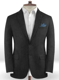 Caccioppoli Dapper Dandy Lead Gray Wool Suit -Studiosuits Shop caccioppolidapperdandyleadgraysuitlook 1