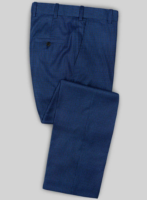 Caccioppoli Sun Dream Trippo Blue Wool Silk Pants 1 Caccioppoli Sun Dream Trippo Blue Wool Silk Pants