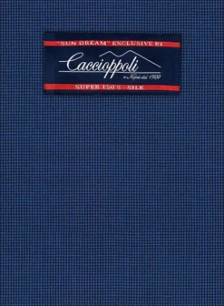 Caccioppoli Sun Dream Trippo Blue Wool Silk Pants 9 Caccioppoli Sun Dream Trippo Blue Wool Silk Pants -Studiosuits Shop caccioppolisdtrippobluepantslook 1