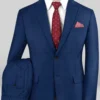 Caccioppoli Sun Dream Trippo Blue Wool Silk Suit