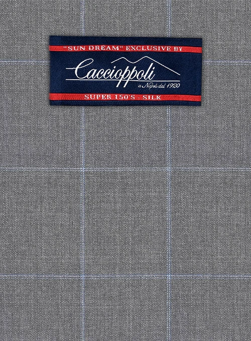 Caccioppoli Sun Dream Jappo Gray Wool Silk Pants 5 Caccioppoli Sun Dream Jappo Gray Wool Silk Pants - Image 5