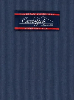 Caccioppoli Sun Dream Kara Blue Wool Silk Pants 9 Caccioppoli Sun Dream Kara Blue Wool Silk Pants -Studiosuits Shop caccioppolisundreamkarabluepantslook 1