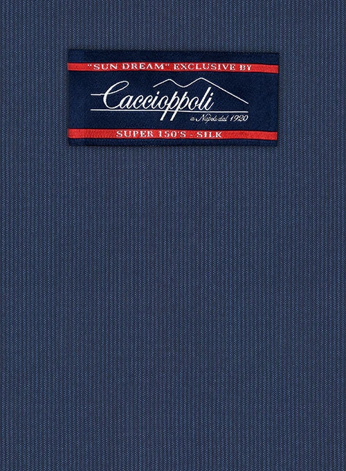 Caccioppoli Sun Dream Kara Blue Wool Silk Pants 5 Caccioppoli Sun Dream Kara Blue Wool Silk Pants - Image 5