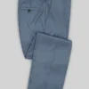 Caccioppoli Sun Dream Risca Blue Wool Silk Pants