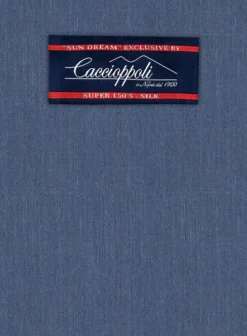 Caccioppoli Sun Dream Rafana Blue Wool Silk Pants 9 Caccioppoli Sun Dream Rafana Blue Wool Silk Pants -Studiosuits Shop caccsdrafanabluepantslook 1