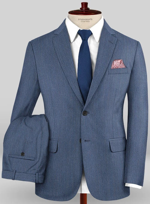 Caccioppoli Sun Dream Rafana Blue Wool Silk Suit 1 Caccioppoli Sun Dream Rafana Blue Wool Silk Suit