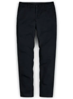 Washed Dark Navy Blue Chinos