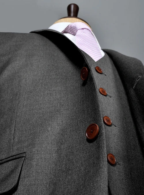 Reda Cashmere Mid Gray Wool Suit II 5 Reda Cashmere Mid Gray Wool Suit II - Image 5