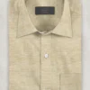 Dublin Barley Brown Linen Shirt