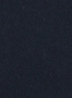 Deep Blue Herringbone Tweed Overcoat -Studiosuits Shop deepblueherringbonetweedovercoatlookooo 3