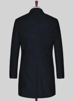Deep Blue Heavy Tweed Overcoat 7 Deep Blue Heavy Tweed Overcoat -Studiosuits Shop dpblueheavytwdoverctlk 1