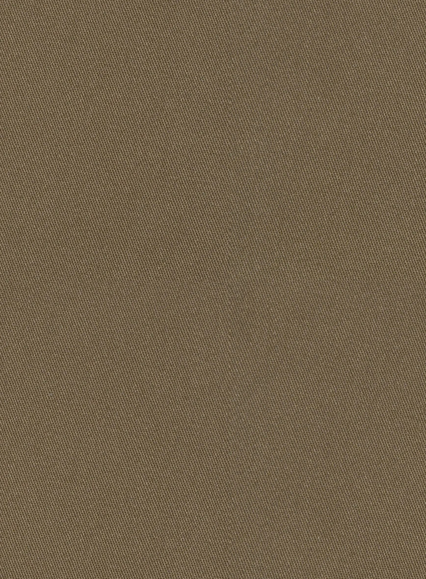 Earthy Brown Cotton Power Stretch Chino Suit 6 Earthy Brown Cotton Power Stretch Chino Suit - Image 6