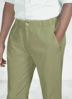 Easy Pants Army Green -Studiosuits Shop easypantsarmygreenpantslook 4
