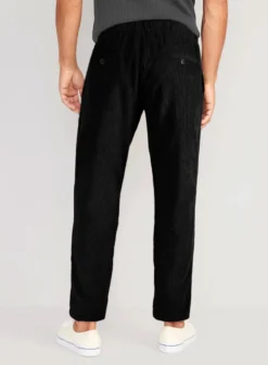Easy Pants Black Corduroy -Studiosuits Shop easypantsblackcorduroylk 4