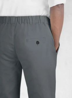 Easy Pants Gray Cotton Canvas 12 Easy Pants Gray Cotton Canvas -Studiosuits Shop easypantsgraycottoncanvas 5