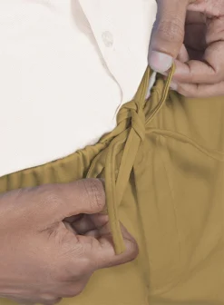 Easy Pants Khaki Cotton Canvas -Studiosuits Shop easypantskhakicottoncanvas 6