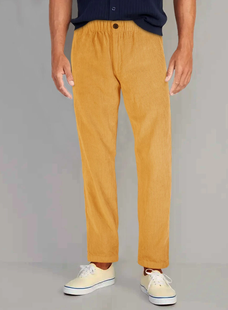 Easy Pants Naples Yellow Corduroy 2 Easy Pants Naples Yellow Corduroy - Image 2