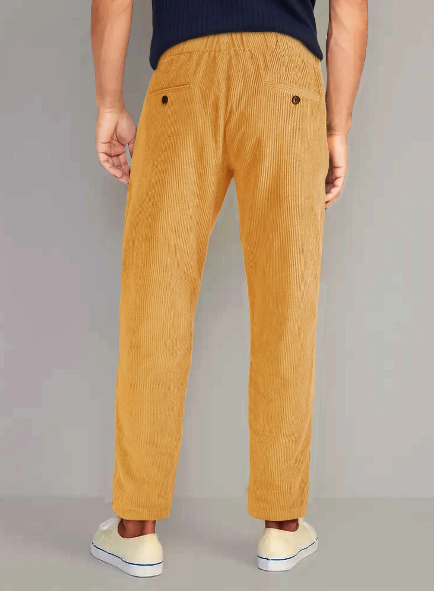 Easy Pants Naples Yellow Corduroy 3 Easy Pants Naples Yellow Corduroy - Image 3