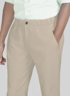 Easy Pants Sand Cotton Canvas -Studiosuits Shop easypantsndctncnvslk 4