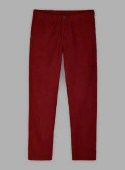 Easy Pants Red Corduroy