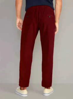 Easy Pants Red Corduroy -Studiosuits Shop easypantsredcordlk 4