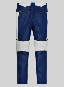 ElectraBlend Moto Rich Blue Leather Pants -Studiosuits Shop electrablendmotorichleatherpants 1