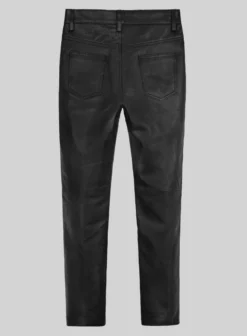 Esoteric Zipper Leather Jeans -Studiosuits Shop estoericzipperleatherjeanslook 1