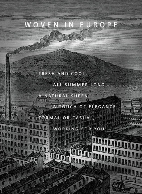 European Anchor Gray Linen Western Style Shirt 7 European Anchor Gray Linen Western Style Shirt - Image 7