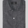 European Anchor Gray Linen Shirt