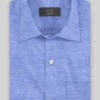 European Jordy Blue Linen Shirt