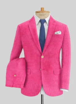 Fusica Pink Corduroy Suit